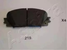 Комплект тормозных колодок, дисковый тормоз 50-02-219 ASHIKA - фото №1