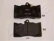 Комплект тормозных колодок, дисковый тормоз 50-02-222 ASHIKA - фото №1