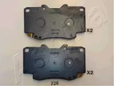 Комплект тормозных колодок, дисковый тормоз 50-02-226 ASHIKA