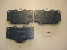 Комплект тормозных колодок, дисковый тормоз 50-02-254 ASHIKA