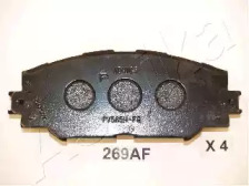 Комплект тормозных колодок, дисковый тормоз 50-02-269 ASHIKA
