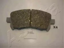 Комплект тормозных колодок, дисковый тормоз 50-07-796 ASHIKA - фото №1