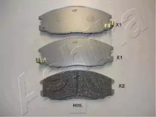 Комплект тормозных колодок, дисковый тормоз 50-H0-005 ASHIKA