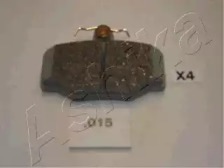 Комплект тормозных колодок, дисковый тормоз 51-00-015 ASHIKA