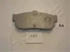 Комплект тормозных колодок, дисковый тормоз 51-01-127 ASHIKA - фото №1
