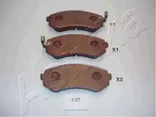 Комплект тормозных колодок, дисковый тормоз 51-01-137 ASHIKA
