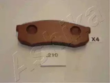 Комплект тормозных колодок, дисковый тормоз 5102210 ASHIKA