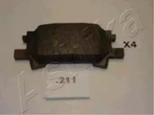Комплект тормозных колодок, дисковый тормоз 51-02-211 ASHIKA