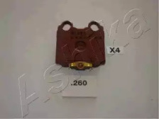 Комплект тормозных колодок, дисковый тормоз 51-02-260 ASHIKA - фото №1