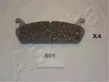 Комплект тормозных колодок, дисковый тормоз 51-06-601 ASHIKA - фото №1