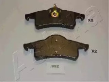 Комплект тормозных колодок, дисковый тормоз 51-09-992 ASHIKA
