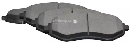 Комплект тормозных колодок, дисковый тормоз 3263600210 JP GROUP - фото №1