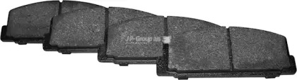 Комплект тормозных колодок, дисковый тормоз 3863700610 JP GROUP - фото №1