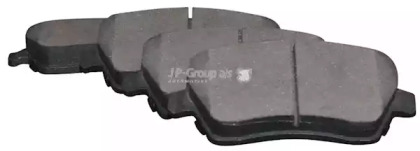 Комплект тормозных колодок, дисковый тормоз 4363601910 JP GROUP - фото №1