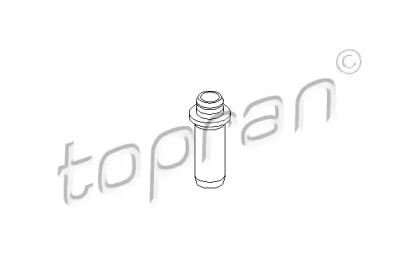 Направляющая втулка клапана 100 609 TOPRAN - фото №1