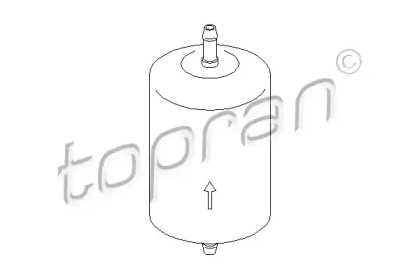 Топливный фильтр 401 032 TOPRAN - фото №1