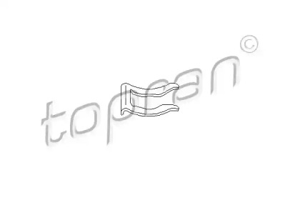 Кронштейн, тормозный шланг 108 716 TOPRAN - фото №1