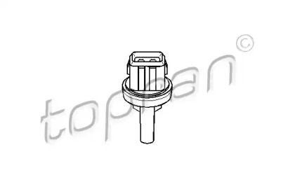 Термовыключатель, вентилятор кондиционера 111 037 TOPRAN - фото №1