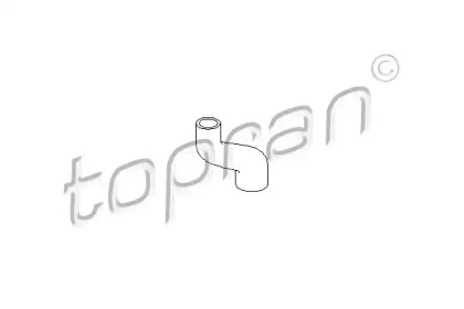 Шланг радиатора 205 714 TOPRAN - фото №1