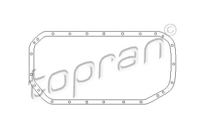 Прокладка, масляный поддон 500 777 TOPRAN - фото №1