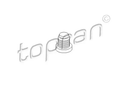 Резьбовая пробка, масляный поддон 721 134 TOPRAN - фото №1