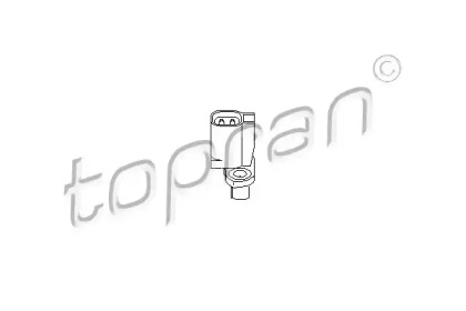 Датчик, частота вращения колеса 303 952 TOPRAN - фото №1