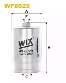 Топливный фильтр WF8029 WIX FILTERS - фото №1