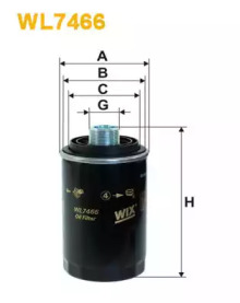 Масляный фильтр WL7466 WIX FILTERS