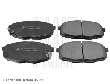 Колодки тормозные дисковые передние, комплект ADG04261 BLUE PRINT - фото №1