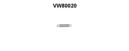 Сильфон, система выпуска VW80020 VENEPORTE - фото №1