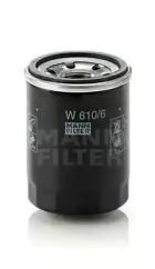 Масляный фильтр W 610/6 MANN-FILTER - фото №1