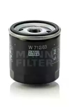 Масляный фильтр W 712/83 MANN-FILTER - фото №1