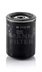 Масляный фильтр W 713/36 MANN-FILTER - фото №1