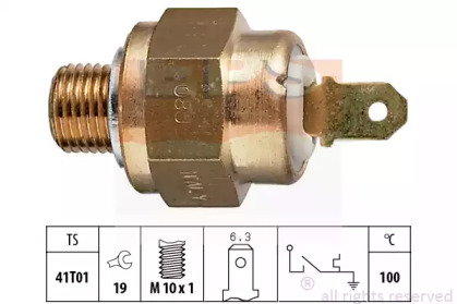 Термовыключатель, сигнальная лампа охлаждающей жидкости 1840132 EPS