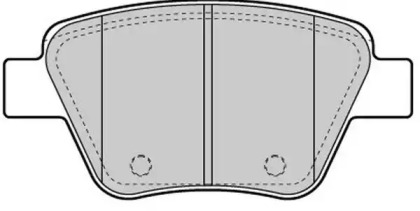 Комплект тормозных колодок, дисковый тормоз FBP-1663 FREMAX