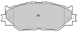 Комплект тормозных колодок, дисковый тормоз FBP-1807 FREMAX