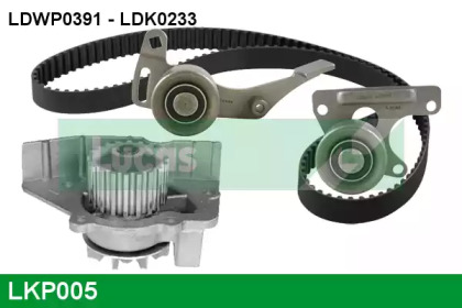 Водяной насос + комплект зубчатого ремня LKP005 LUCAS ENGINE DRIVE - фото №1