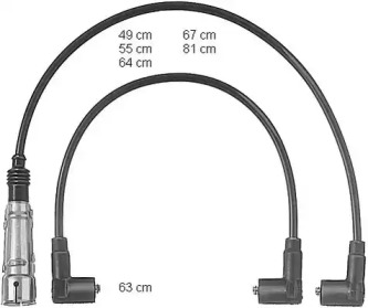 Комплект кабелів високовольтних CLS105 CHAMPION