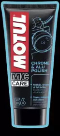 Полироль  100ml  e6 chrome & alu polish  (восстанавливает и придает блеск крем) 103001 MOTUL
