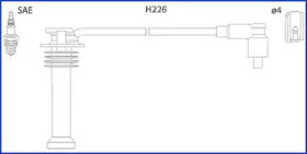 Комплект проводов зажигания 134672 HITACHI