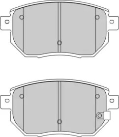 Комплект тормозных колодок, дисковый тормоз WBP24056A WAGNER - фото №1