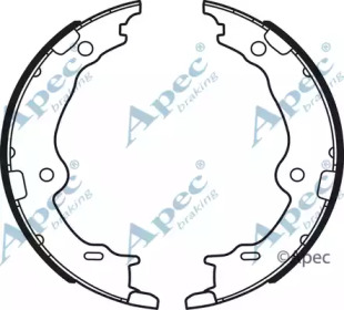 Комплект тормозных колодок SHU792 APEC braking - фото №1