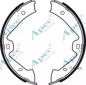 Комплект тормозных колодок SHU802 APEC braking - фото №1