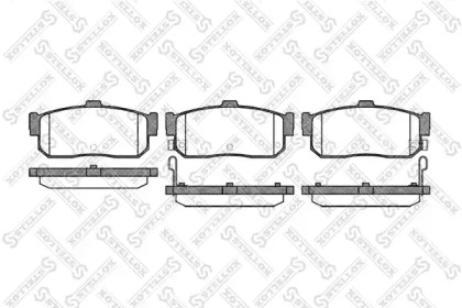 Комплект тормозных колодок, дисковый тормоз 377 012-SX STELLOX - фото №1