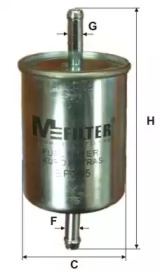 Фильтр топливный BF305 MFILTER