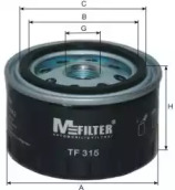 Масляный фильтр TF 315 MFILTER - фото №1