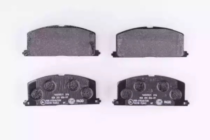 Комплект тормозных колодок, дисковый тормоз 8DB 355 006-091 HELLA PAGID - фото №1