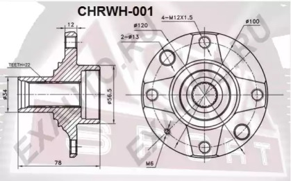 Ступица колеса CHRWH-001 ASVA - фото №1