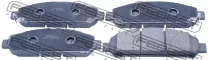 Комплект тормозных колодок, дисковый тормоз 0101-AGV10F FEBEST - фото №1