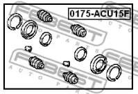 Ремкомплект, тормозной суппорт 0175-ACU15F FEBEST - фото №2